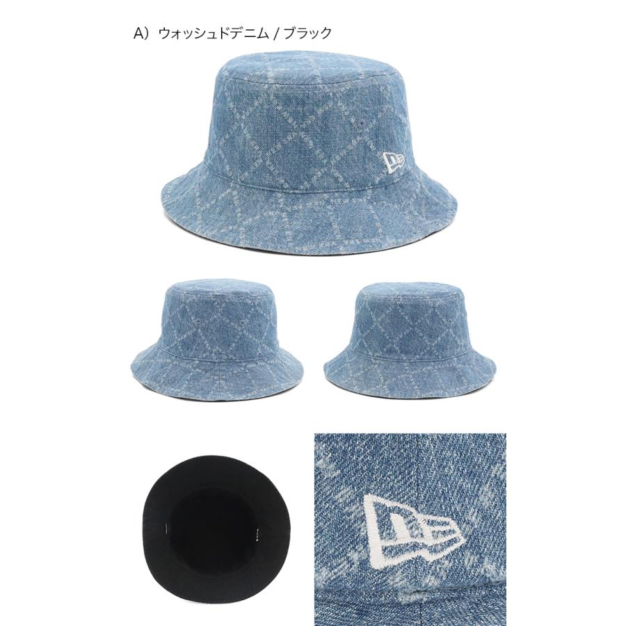 バケットハット デニム柄【リバーシブル】 デニムリバーシブルバケットハット | AMBERMADAM.JP