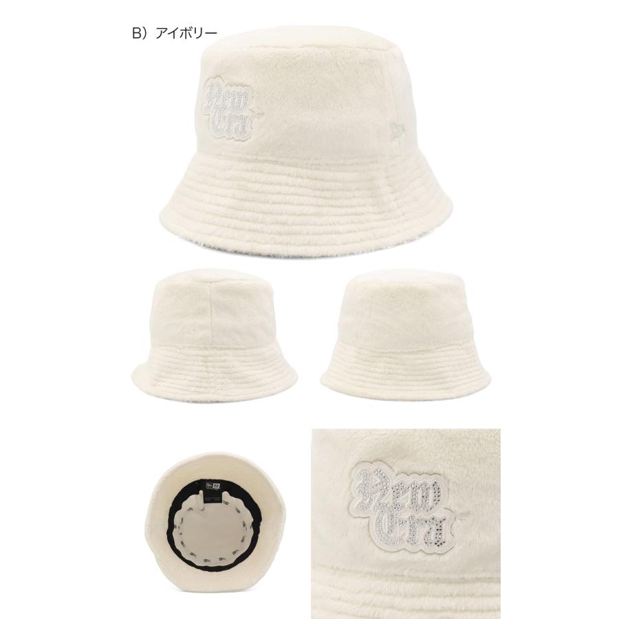 NEW ERA（ニューエラ） バケットハット ラインストーン マイクロファー
