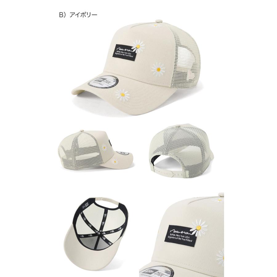 【New Era】9forty 花柄刺繍 キャップ オフホワイト※送関込 NEW ERA キャップ 帽子 「NEW ERA/ニューエラ」別注/9TWENTY