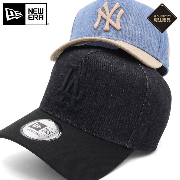 新品☆希少レザールック☆ニューエラ キャップ NEW ERA NEW ERA ニューエラキャップ MLB 9FORTYA-FRAMEロングバイザー