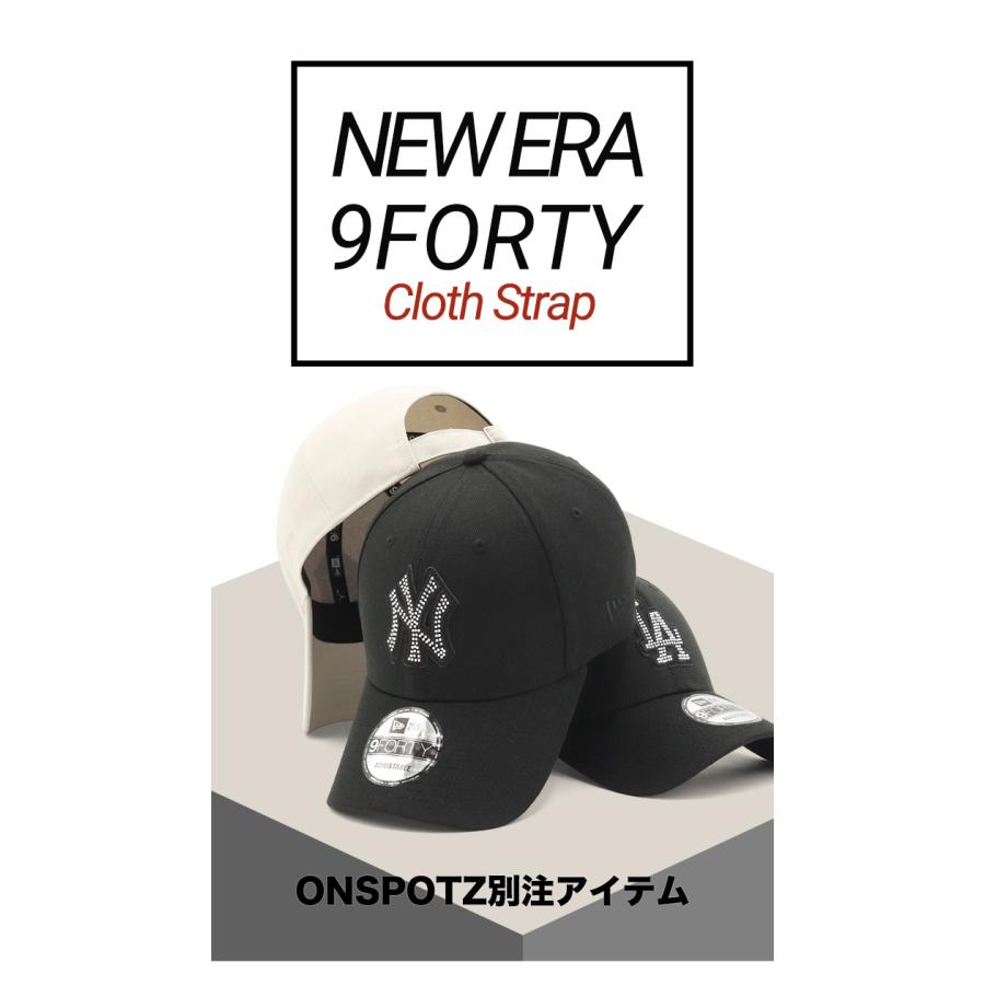 NEW ERA（ニューエラ） ニューエラキャップ 9FORTY ラインストーンMLB