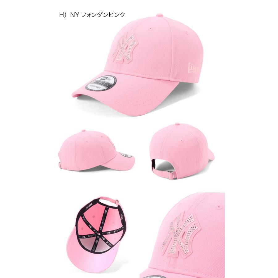 NEW ERA（ニューエラ） ニューエラキャップ 9FORTY ラインストーンMLB