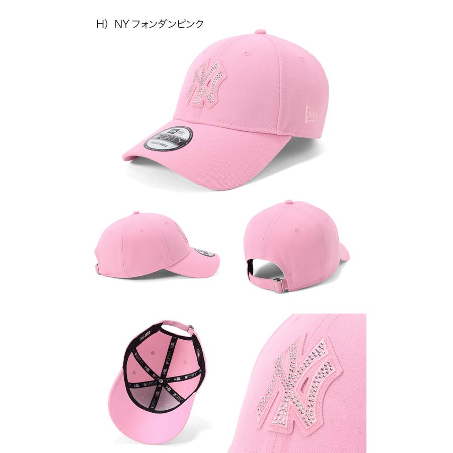 NEW ERA（ニューエラ） ニューエラキャップ 9FORTY ラインストーンMLB