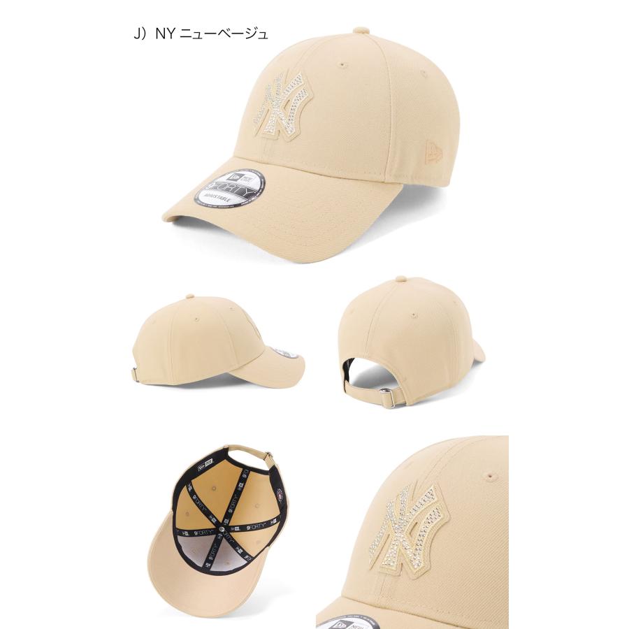 NEW ERA（ニューエラ） ニューエラキャップ 9FORTY ラインストーンMLB