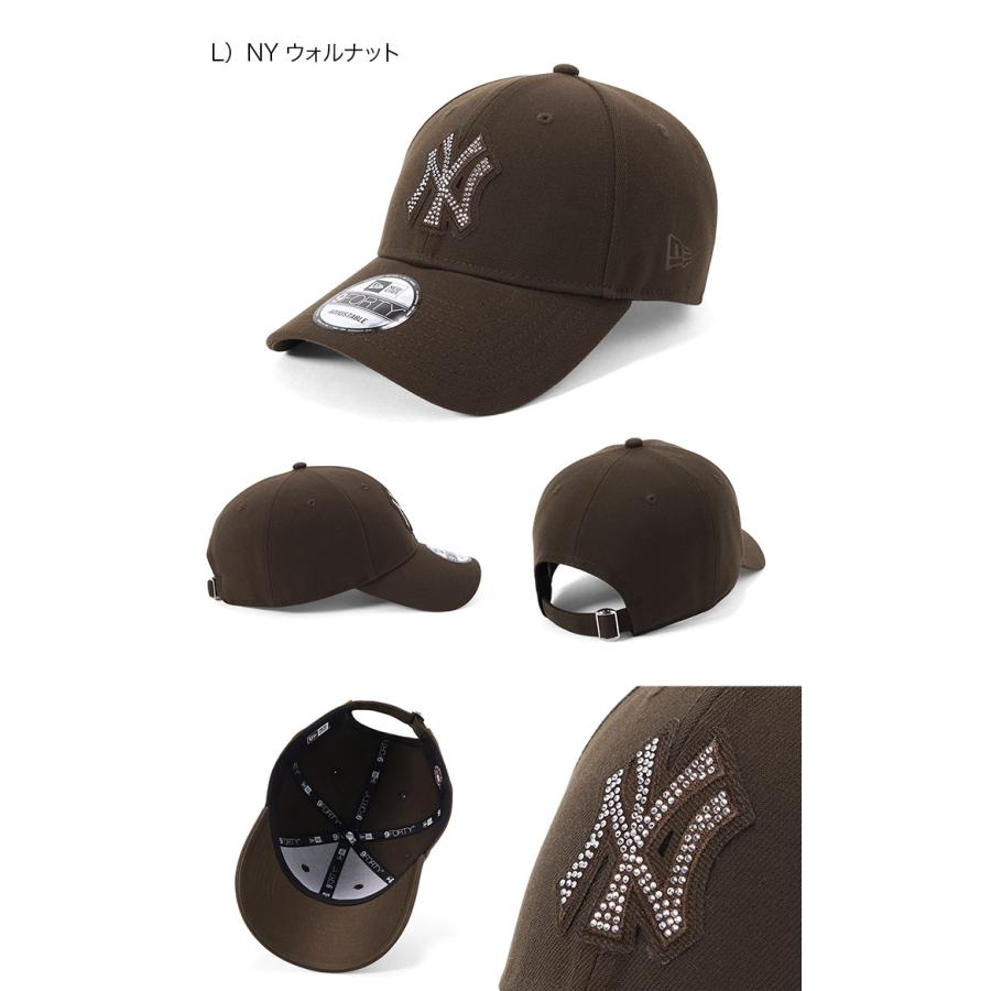 NEW ERA（ニューエラ） ニューエラキャップ 9FORTY ラインストーンMLB