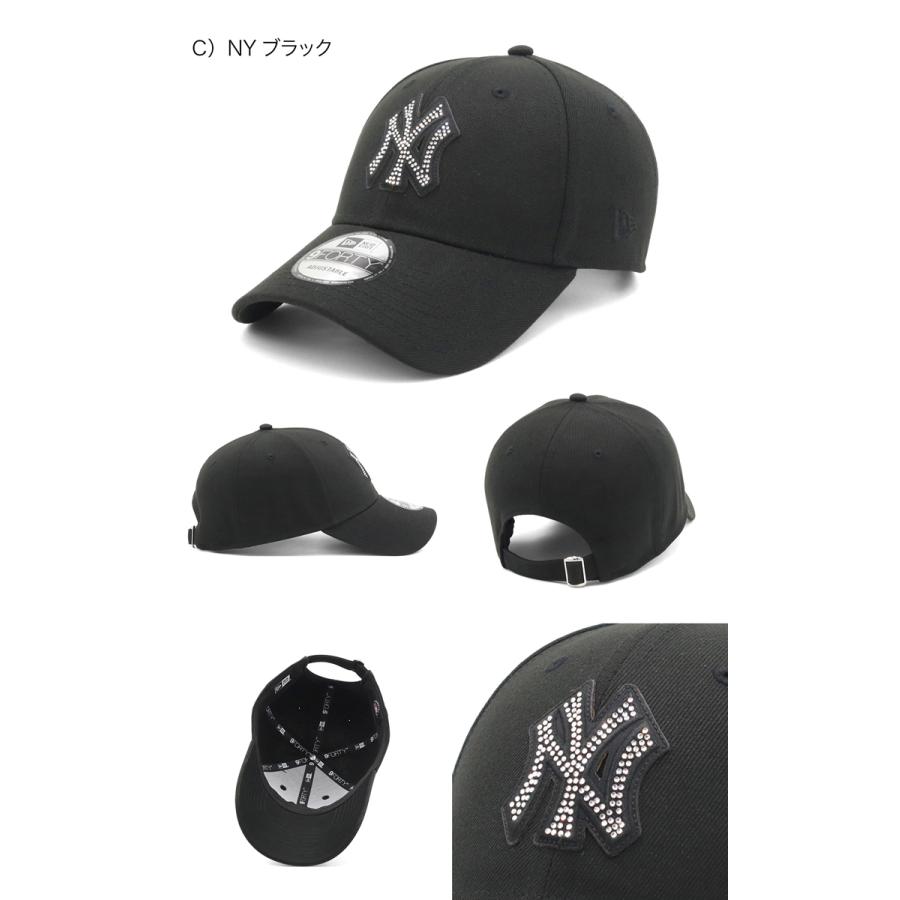NEW ERA ニューエラキャップ 9FORTY ラインストーンMLB ONSPOTZ