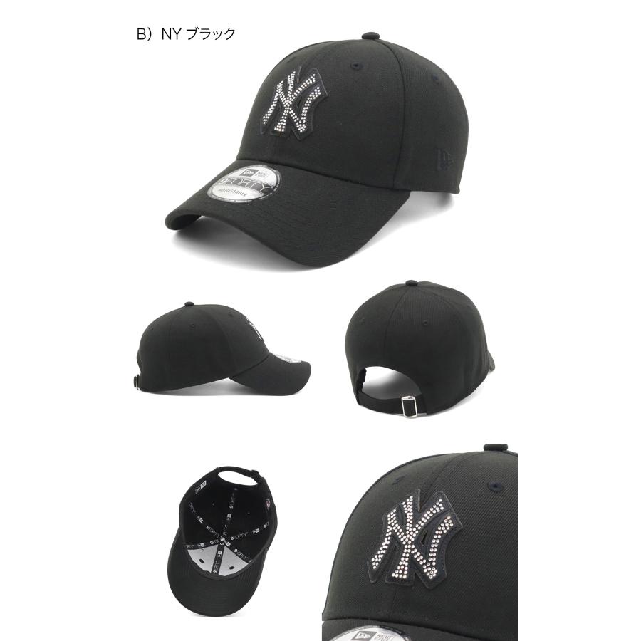 NEW ERA（ニューエラ） ニューエラキャップ 9FORTY ラインストーンMLB