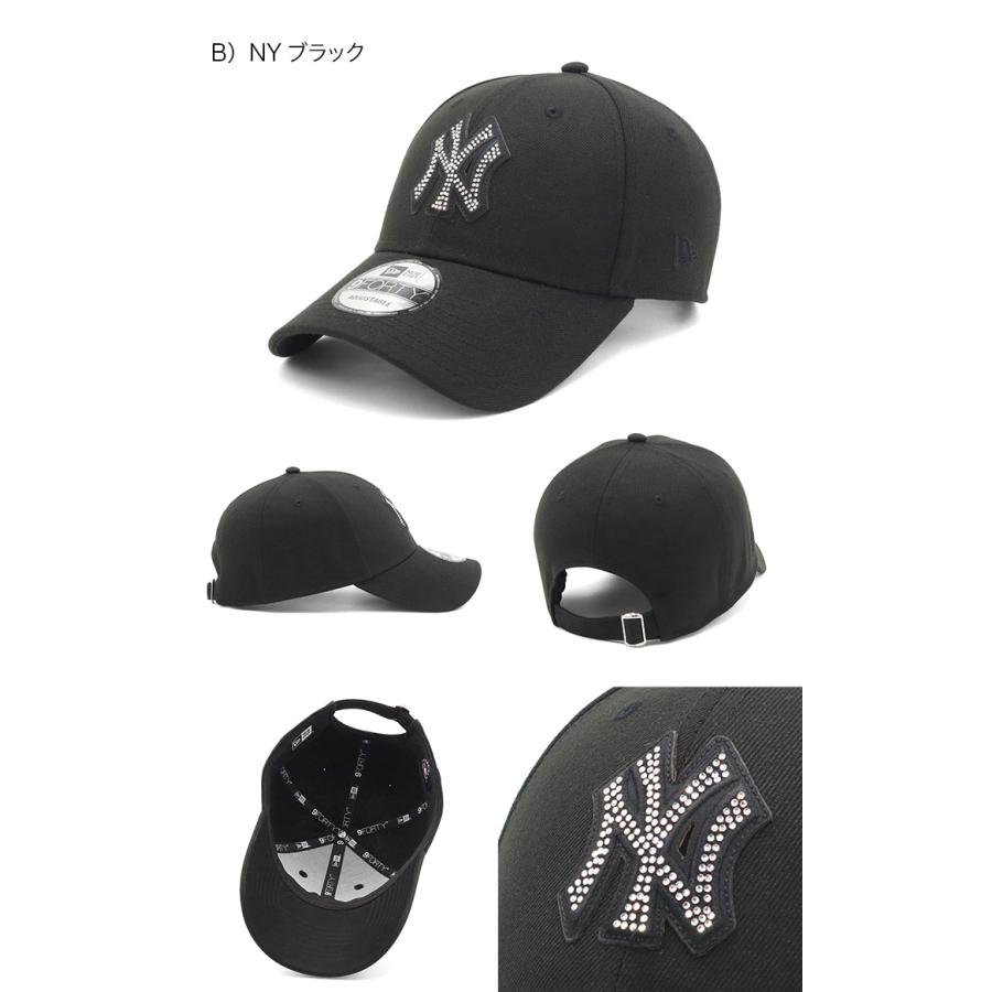 NEW ERA（ニューエラ） ニューエラキャップ 9FORTY ラインストーンMLB