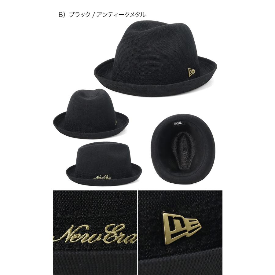 NEW ERA ニューエラ ニットフェドラハット 中折れハット メタル NEW ERA ニューエラ ニットフェドラハット 中折れハット メタル