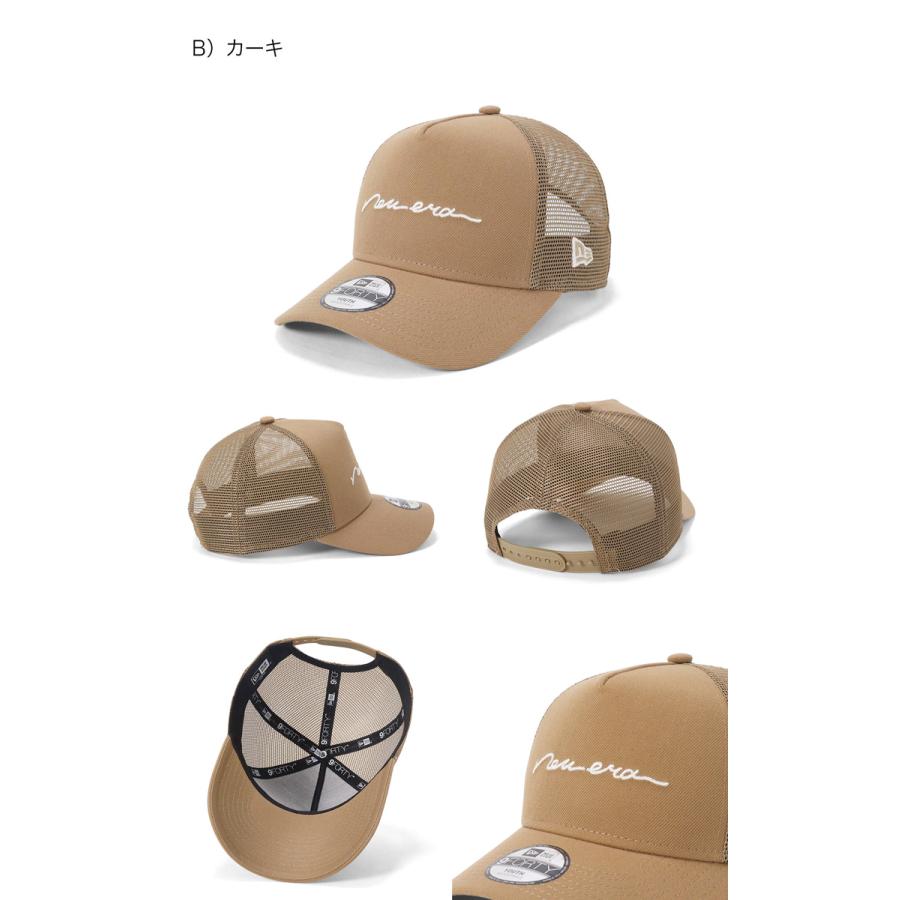 NEW ERA ニューエラキッズ メッシュキャップ 手書き風ロゴ