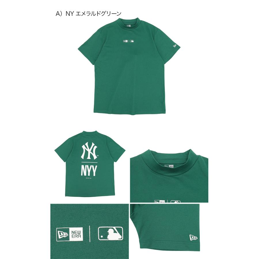 NEW ERA（ニューエラ） ニューエラゴルフ 半袖ミッドネックTシャツ MLB