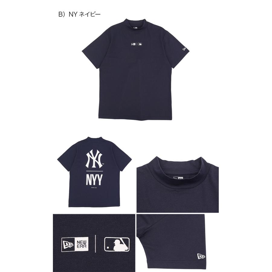 NEW ERA（ニューエラ） ニューエラゴルフ 半袖ミッドネックTシャツ MLB