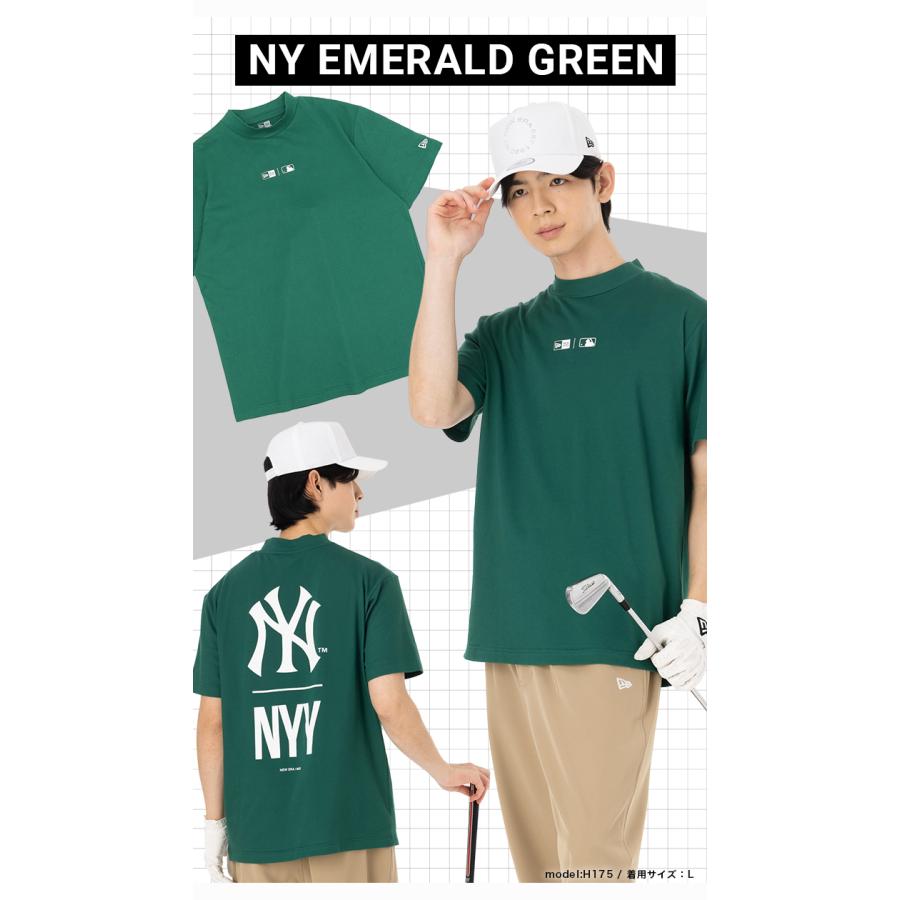 NEW ERA（ニューエラ） ニューエラゴルフ 半袖ミッドネックTシャツ MLB