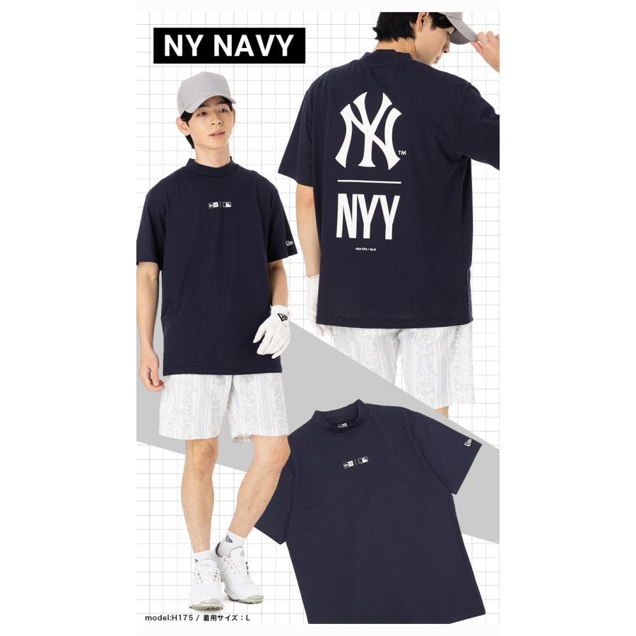 NEW ERA（ニューエラ） ニューエラゴルフ 半袖ミッドネックTシャツ MLB