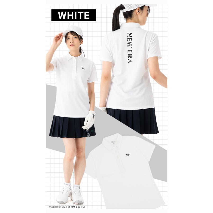NEW ERA（ニューエラ） レディースゴルフ 半袖ポロシャツ 鹿の子