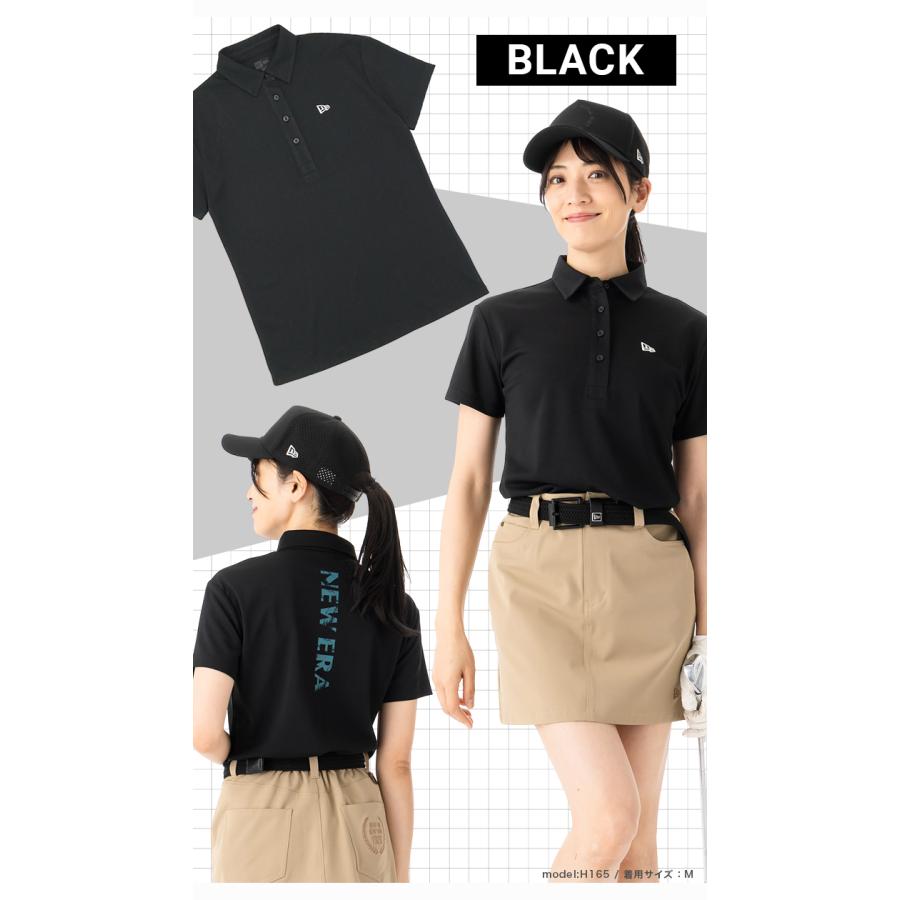 NEW ERA（ニューエラ） レディースゴルフ 半袖ポロシャツ 鹿の子