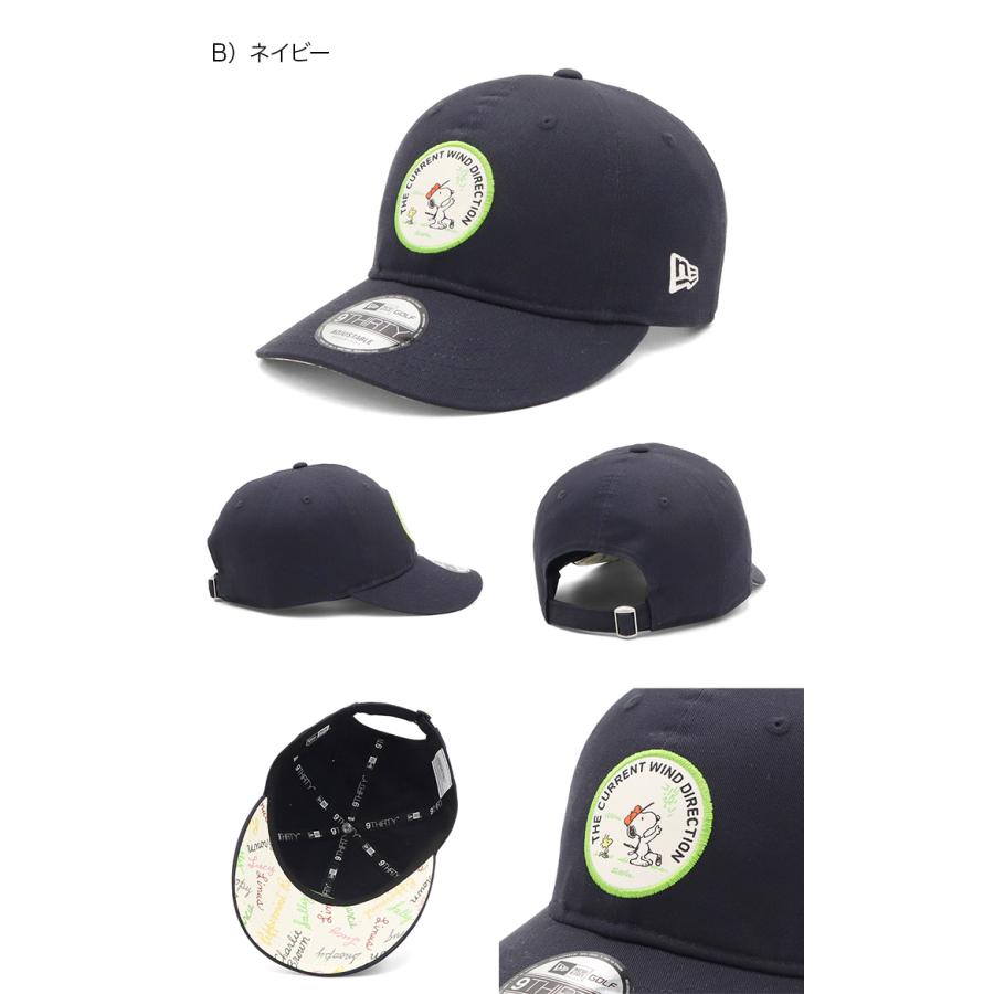 限定値下げ★新品★ニューエラNEW ERA×スヌーピーコラボキャップ　マーカー付 NEW ERA ニューエラゴルフ キャップ PEANUTSスヌーピーコラボ