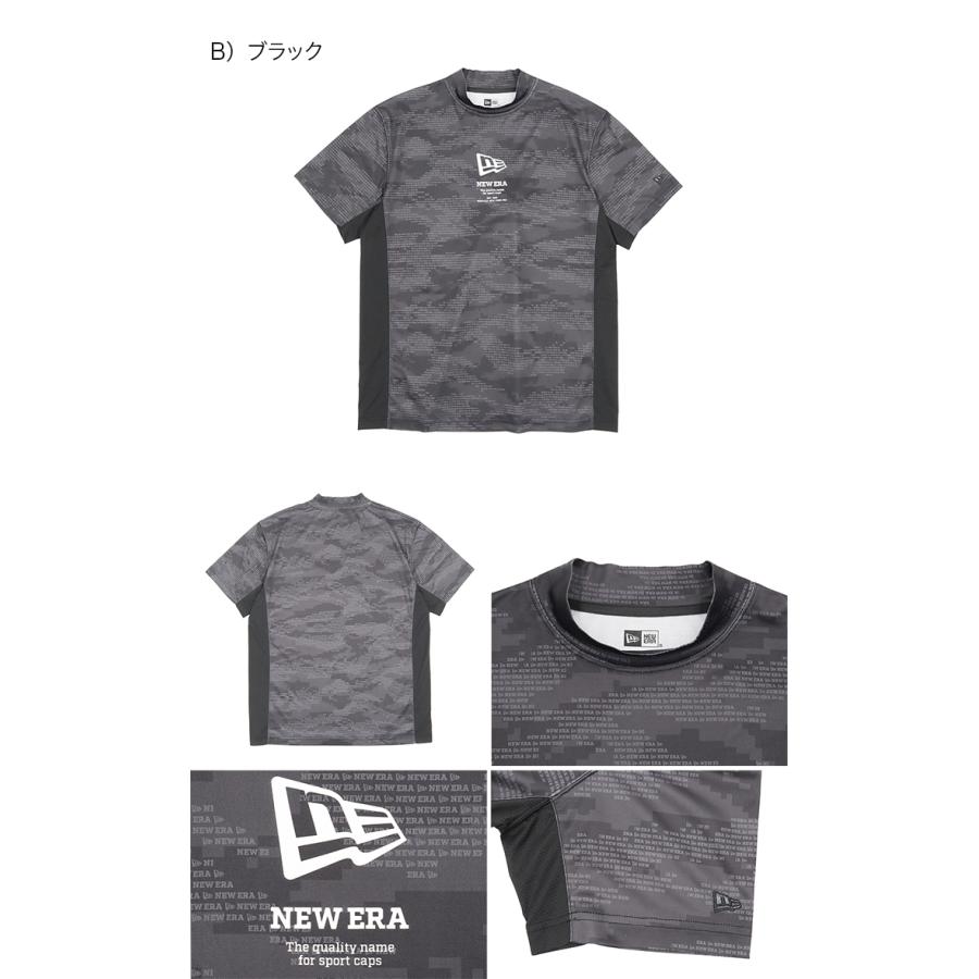 NEW ERA ニューエラゴルフ 半袖ミッドネックTシャツ デジタル