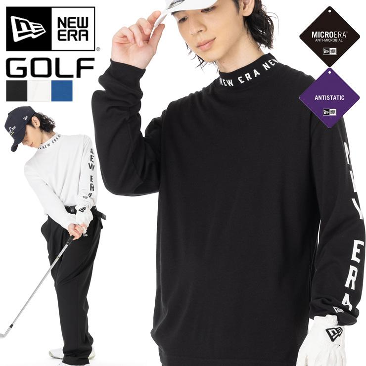 NEWERA GOLF 長袖 モックネック ゴルフボール ブラック Mサイズ 楽天市場】NEW ERA GOLF ニューエラ ゴルフ ハイカラー 長袖