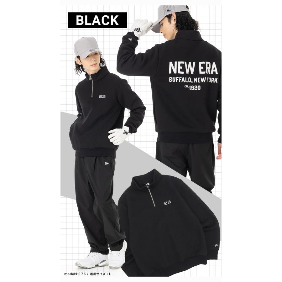 未使用 ニューエラ ゴルフ ハーフジップ テックウェット スウェット トレーナー NEW ERA GOLF［ニューエラゴルフ］TECH SWEAT HALF ZIP/ハーフ