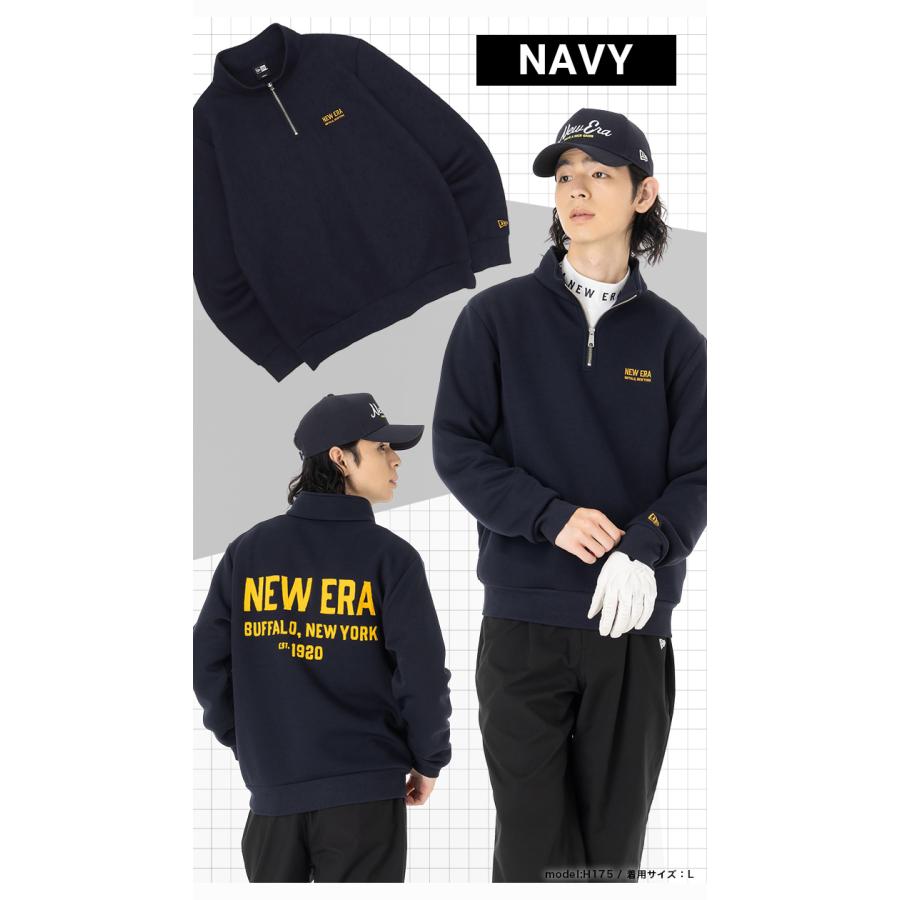 未使用 ニューエラ ゴルフ ハーフジップ テックウェット スウェット トレーナー NEW ERA GOLF［ニューエラゴルフ］TECH SWEAT HALF ZIP/ハーフ