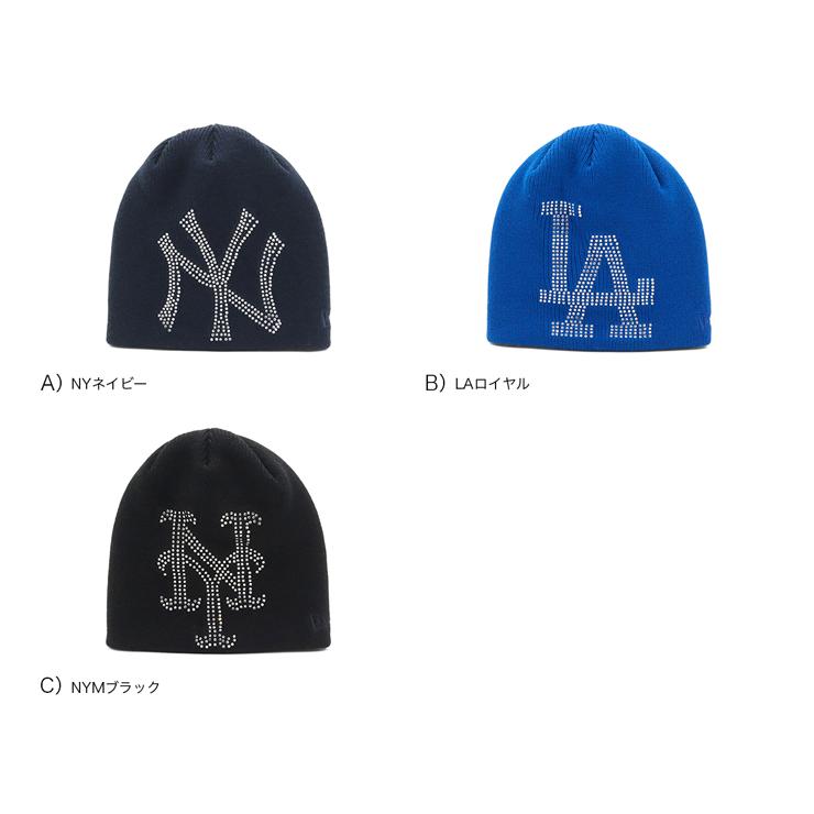 NEW ERA ニューエラ ニット帽ビーニー MLB ラインストーン
