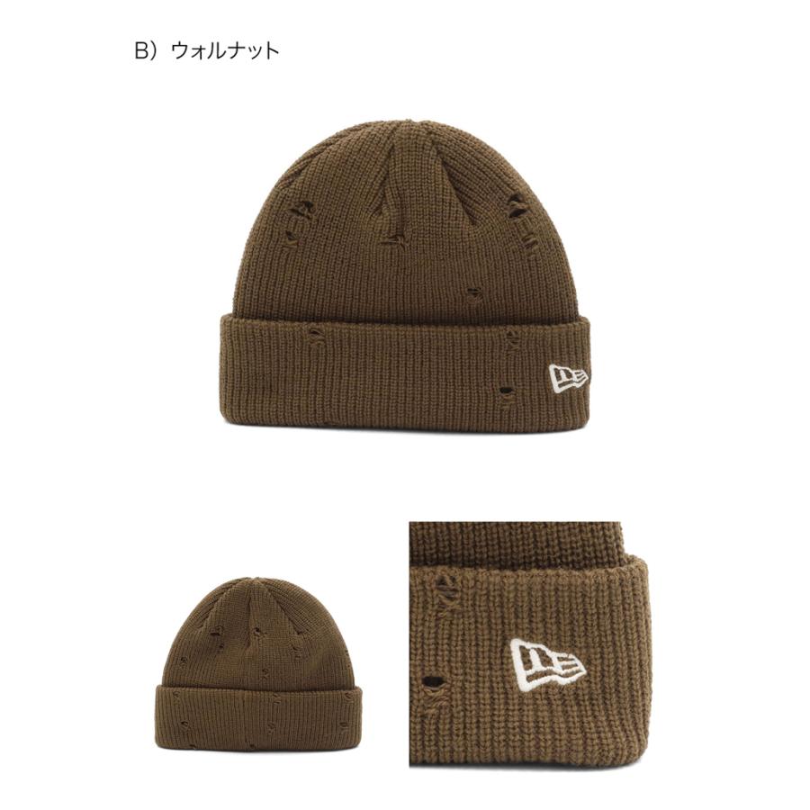 NEW ERA ニューエラ ニット帽 無地 ダメージ加工 : ONSPOTZ Yahoo