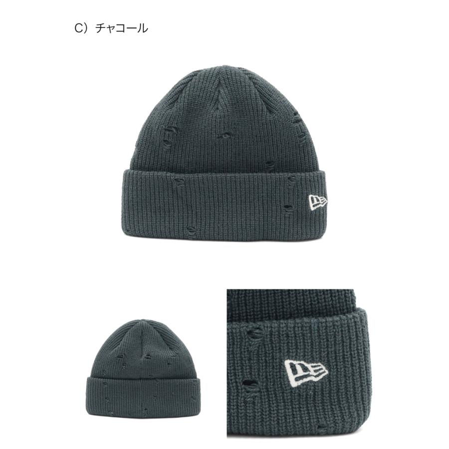 NEW ERA ニューエラ ニット帽 無地 ダメージ加工 : ONSPOTZ Yahoo