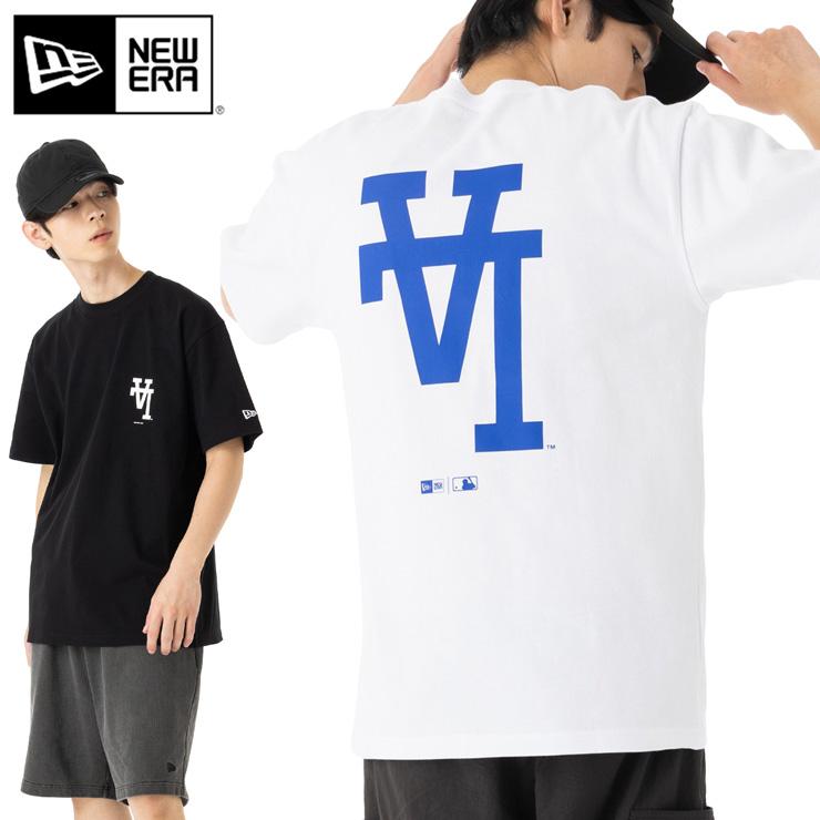NEW ERA（ニューエラ） 半袖Tシャツ LAアップサイドダウン MLB