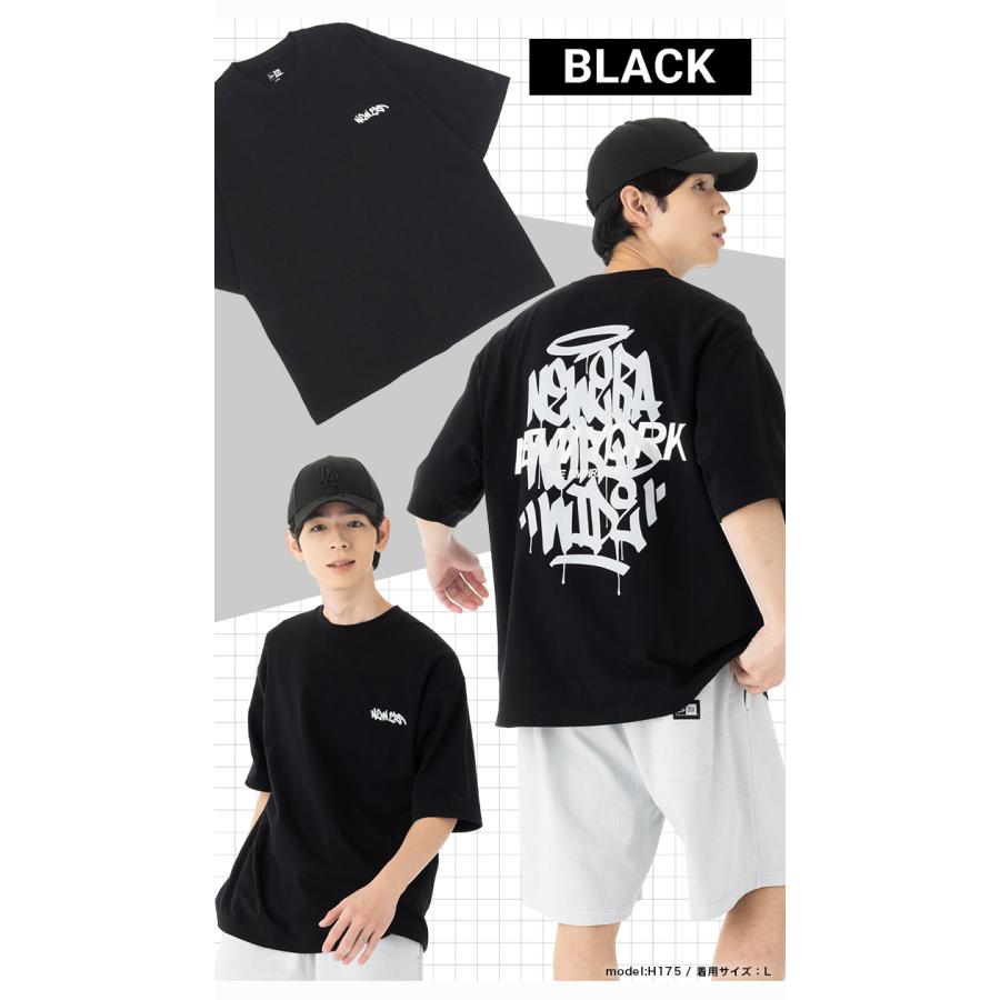 NEW ERA（ニューエラ） 半袖Tシャツ オーバーサイズ グラフィティロゴ