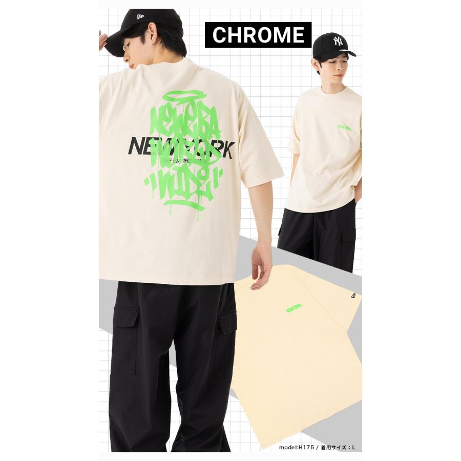 NEW ERA（ニューエラ） 半袖Tシャツ オーバーサイズ グラフィティロゴ