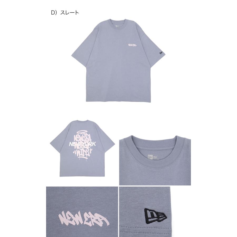 NEW ERA（ニューエラ） 半袖Tシャツ オーバーサイズ グラフィティロゴ