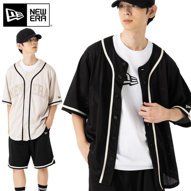 NEW ERA（ニューエラ） ベースボールシャツ 半袖 メッシュ : ONSPOTZ