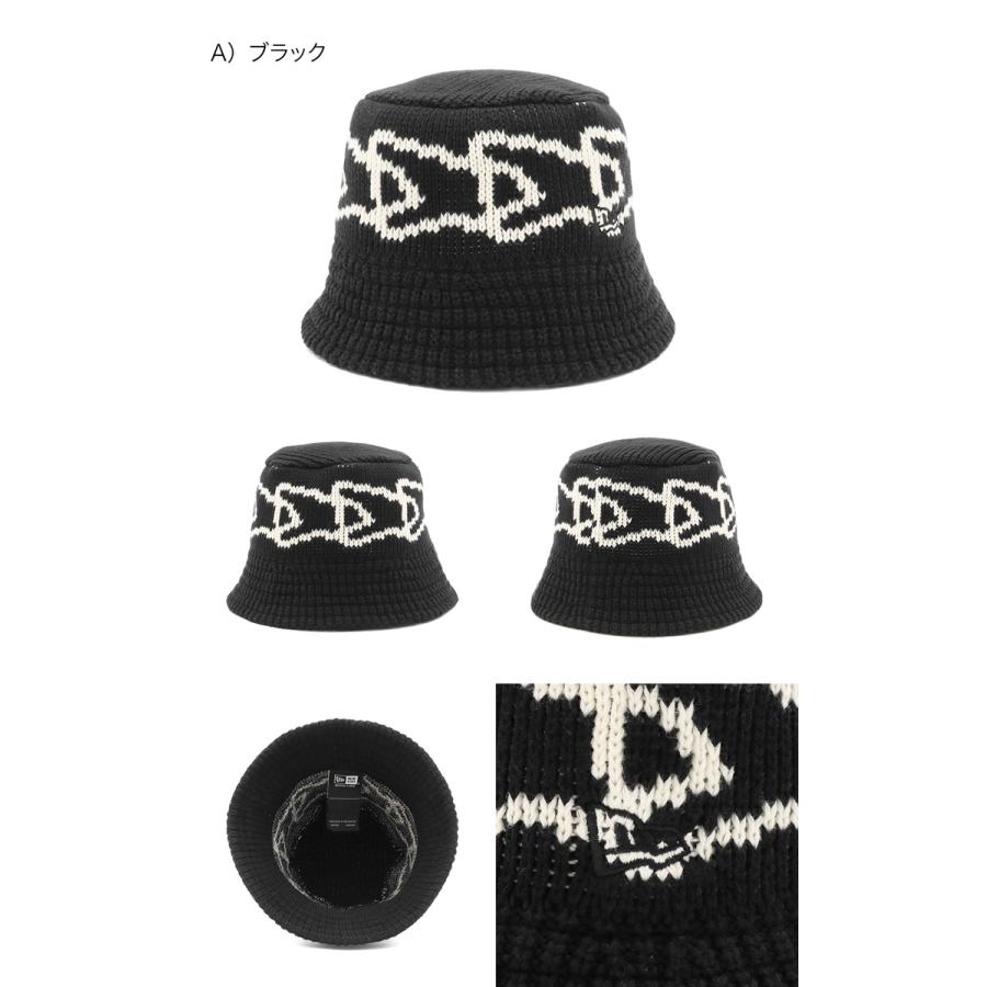 NEW ERA（ニューエラ） ニットバケットハット フラッグチェーン バケハ