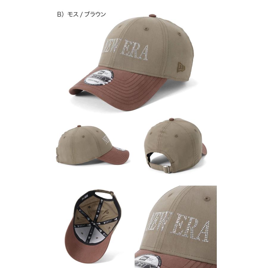 NEW ERA（ニューエラ） キャップ 9FORTY ラインストーン : ONSPOTZ