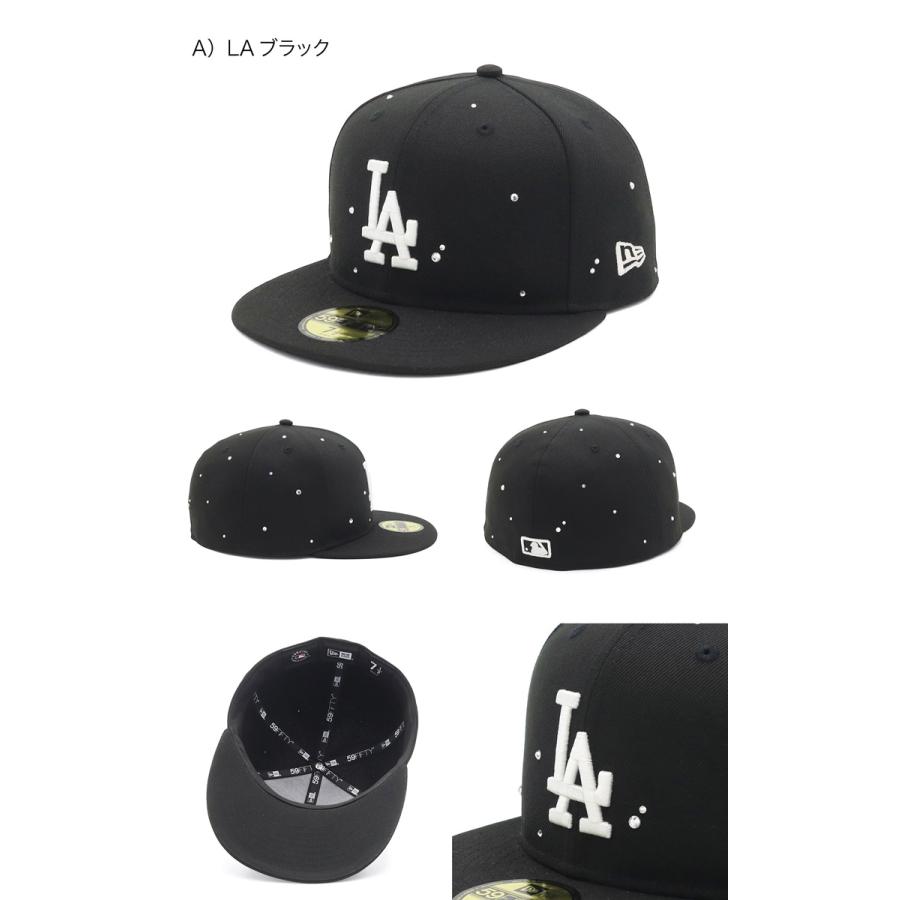 NEW ERA（ニューエラ） キャップ 59FIFTY MLB ラインストーン