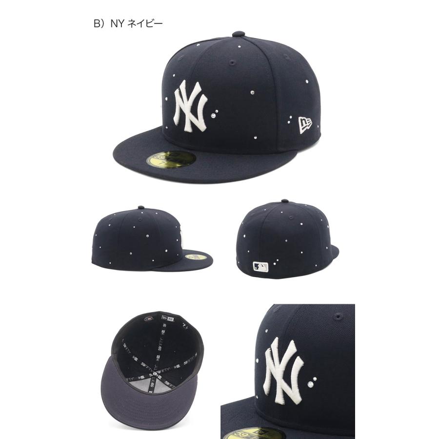 NEW ERA（ニューエラ） キャップ 59FIFTY MLB ラインストーン
