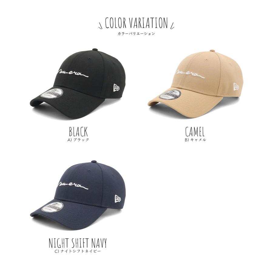 NEW ERA（ニューエラ） ニューエラキャップ 9FORTY 手書き風ロゴ筆記体