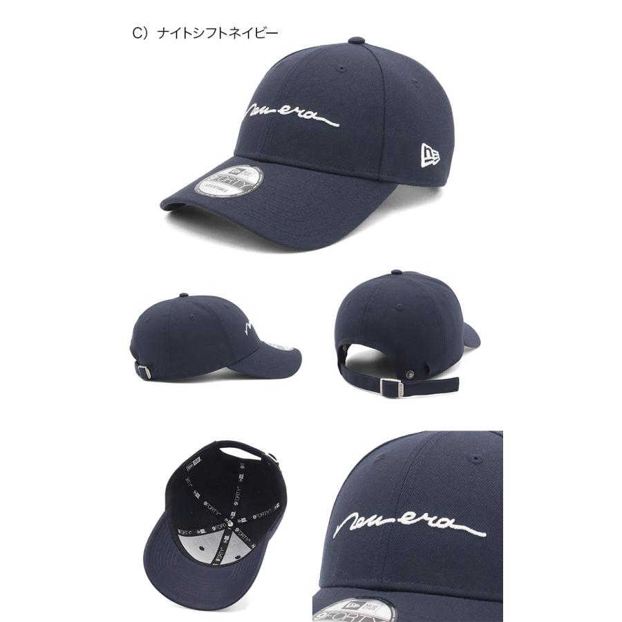 NEW ERA（ニューエラ） ニューエラキャップ 9FORTY 手書き風ロゴ筆記体