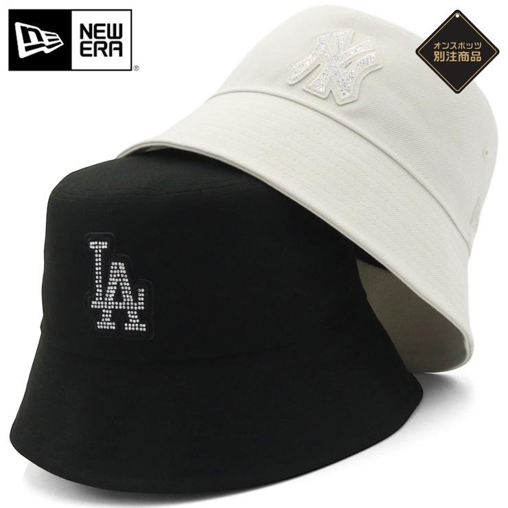 NEW ERA（ニューエラ） ニューエラバケットハット ラインストーン MLB