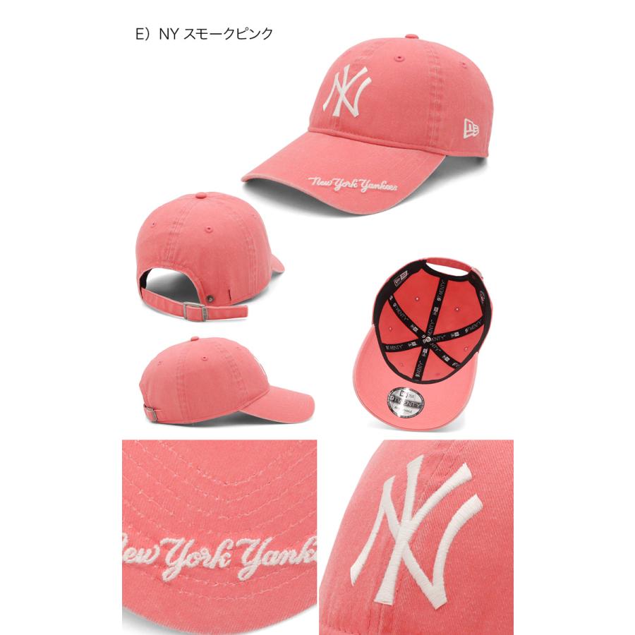 ニューエラキャップ 9TWENTYロングバイザーイージースナップ バイザーロゴ刺繍MLB ONSPOTZ別注の画像