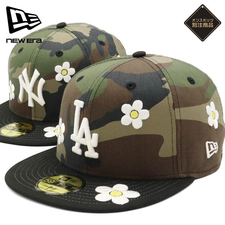 NEW ERA（ニューエラ） ニューエラキャップ 59FIFTY 花柄カモ柄MLB