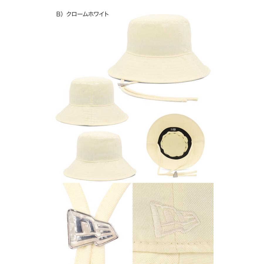 NEW ERA（ニューエラ） バケットハット ジュエリーチャーム付き 無地