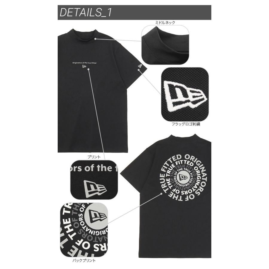 NEW ERA（ニューエラ） ニューエラゴルフ ミッドネック半袖Tシャツ