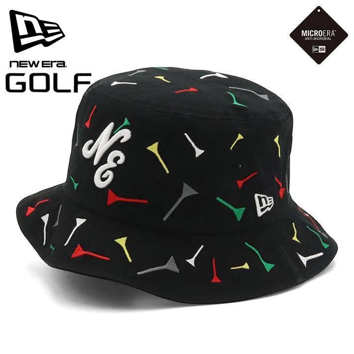 NEW ERA（ニューエラ） ゴルフ バケットハット ティー柄 : ONSPOTZ