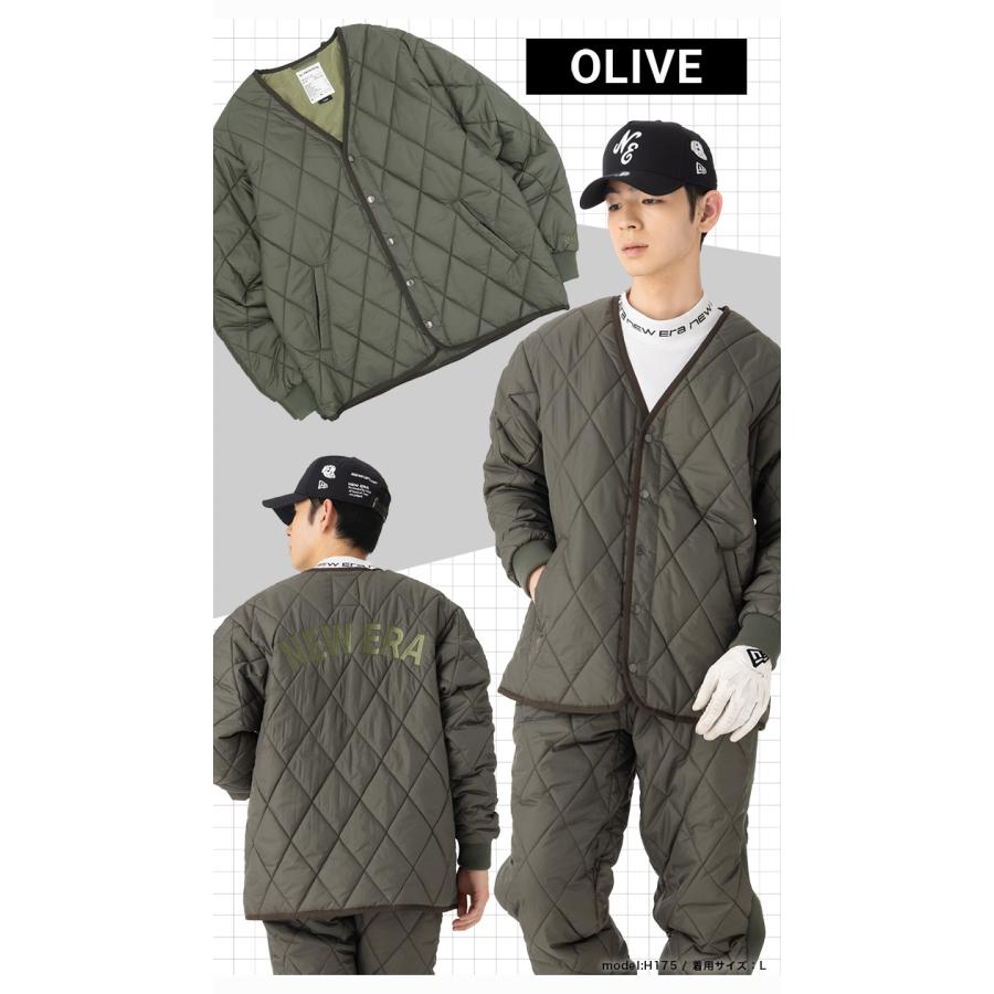 NEW ERA（ニューエラ） ゴルフ キルティングジャケット 中綿 : ONSPOTZ