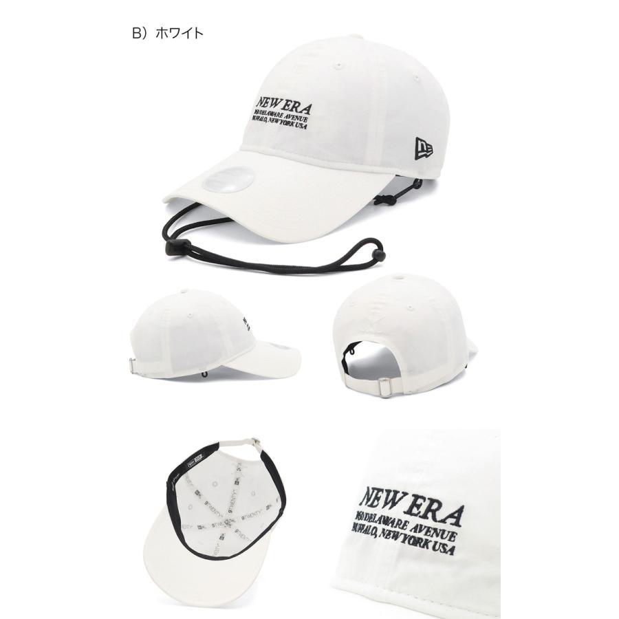 NEW ERA（ニューエラ） ゴルフキャップ 9TWENTYロングバイザー 顎紐