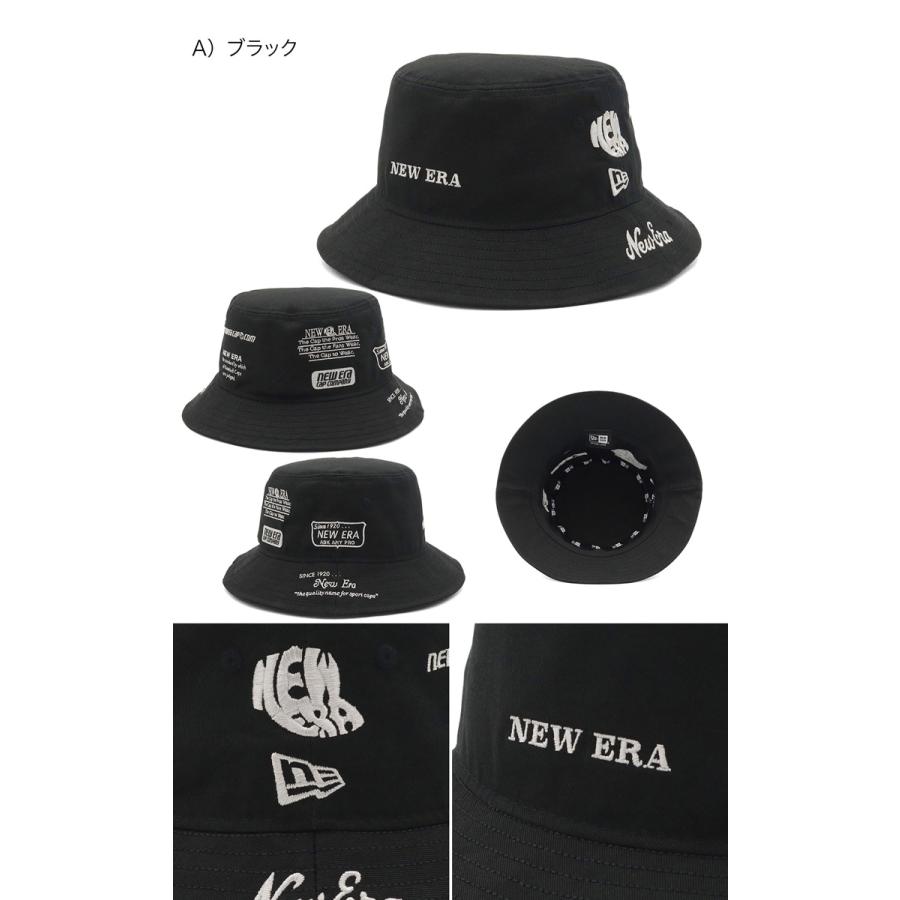 NEW ERA（ニューエラ） ゴルフ バケットハット アーカイブロゴ