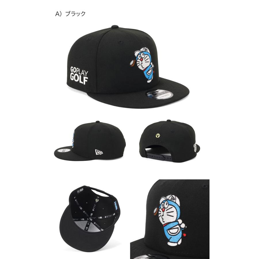 希少】newera golf ドラえもん コラボ NEW ERA（ニューエラ） ゴルフ NEWERA GOLF コラボ ドラえもんキャップ
