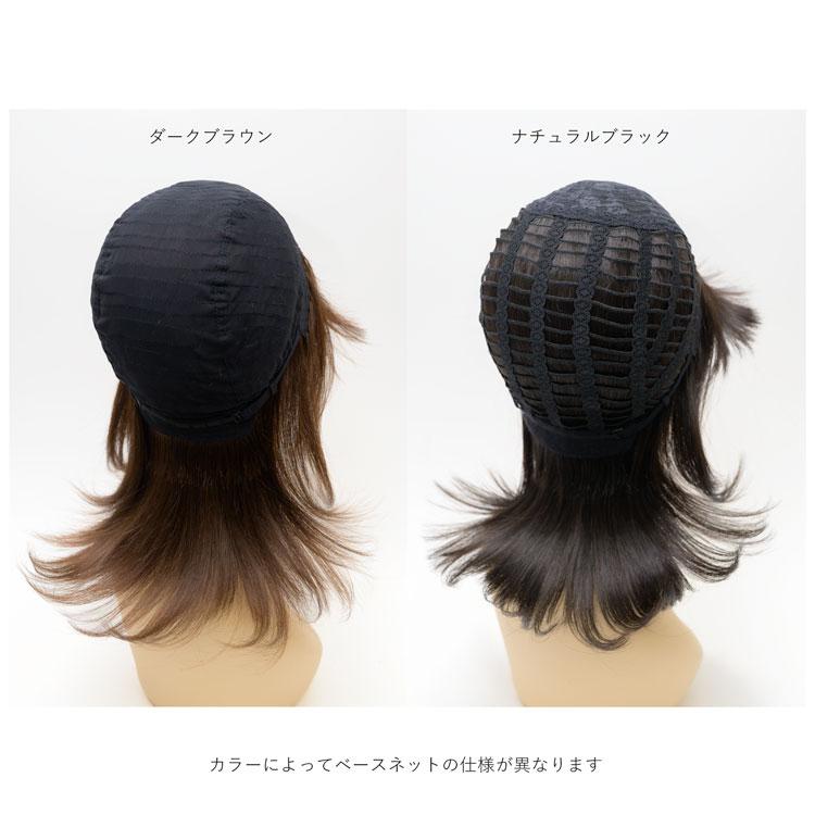 人毛100％ ウィッグ オールマイティに使えるナチュラルストレート